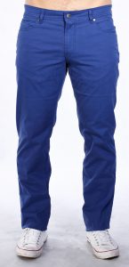 CARLO - pánske nohavice - nadmerná veľkosť - Pánske nohavice | Klasické - Farba modrá.
