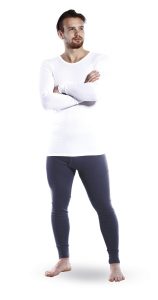 JAN – podvliekacie tričko - nadmerná veľkosť - Pánske triká | Triká - Farba sivá.