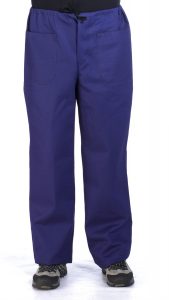 KLASIK - montérkové nohavice - nadmerná veľkosť - Pánske nohavice | Športové - Farba tm. modrá.