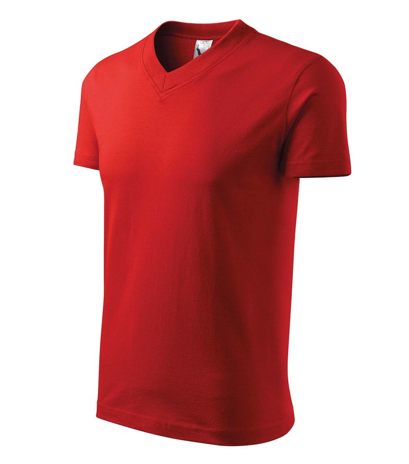 V – NECK – tričko - nadmerná veľkosť - Pánske triká | Triká - Farba biela.