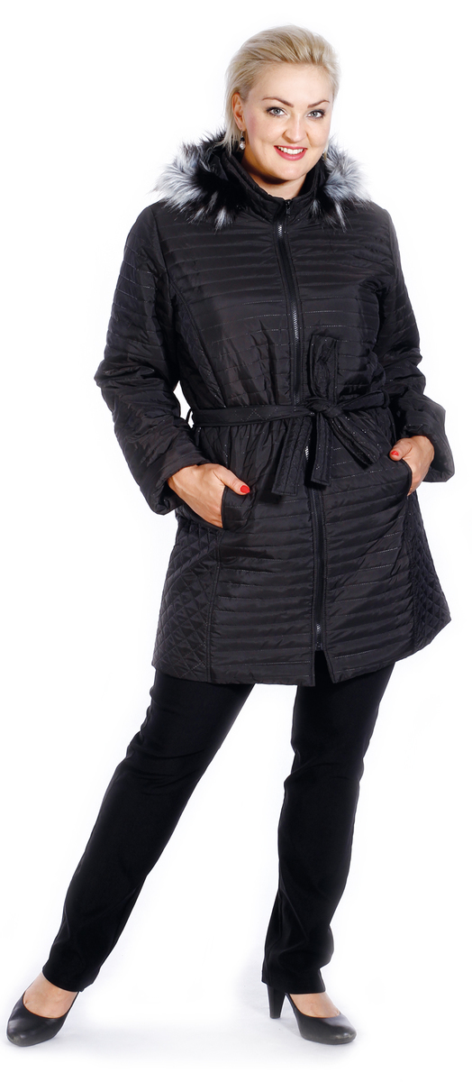 ZITA - bunda - nadmerná veľkosť - Kabáty a bundy | Bundy - Farba čierna.