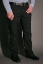 Černé pánské kalhoty rovného střihu 81 cm - nadmerná veľkosť - Pánske nohavice | Klasické - Veľkosť 38.
