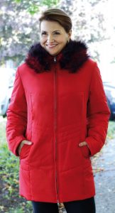 JUDITA - dámska zimný bunda - nadmerná veľkosť - Kabáty a bundy | Bundy - číselné veľkosti 38.