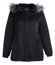VENUŠE - dámska zimná bunda - nadmerná veľkosť - Kabáty a bundy | Bundy - Farba čierna.