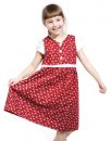 Dievčenské šatočky - srdiečka - nadmerná veľkosť - Detské oblečenie - číselné veľkosti 104.