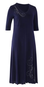 AGNES šaty 120 - 125 cm - nadmerná veľkosť - Šaty | Šaty strihané v páse - číselné veľkosti 38.