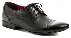 Abil 452-1 čierne pánske poltopánky - nadmerná veľkosť - Pánska obuv | poltopánky - Farba čierna.