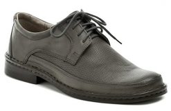 Bukat 185 šedé pánske poltopánky - nadmerná veľkosť - Pánska obuv | poltopánky - Farba sivá.