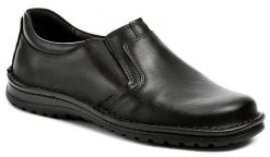 Bukat 206 čierne pánske poltopánky - nadmerná veľkosť - Pánska obuv | poltopánky - Farba čierna.