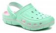 Coqui 6353 Jumper Lt.Mint dievčenská nazouváky - nadmerná veľkosť - Detská obuv | nazouváky - Farba zelená.