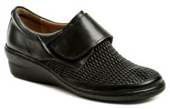 Di Janno 106 čierna zdravotné dámska obuv - nadmerná veľkosť - Dámska obuv | poltopánky - Farba čierna.
