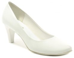 Di Janno 672-2 biele svadobné dámske lodičky - nadmerná veľkosť - Dámska obuv | lodičky - Farba biela.