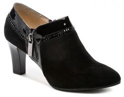 Doska 30241 čierna spoločenská obuv - nadmerná veľkosť - Dámska obuv | lodičky - Farba čierna.