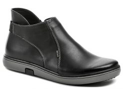 Escott E1223 čierne poltopánky - nadmerná veľkosť - Pánska obuv | poltopánky - Farba čierna.