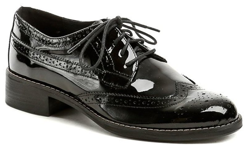 IMAC U1672-61 čierne spoločenské lakovky - nadmerná veľkosť - Pánska obuv | poltopánky - Farba čierna.