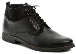 Koma 11M0322 čierne pánske topánky - nadmerná veľkosť - Pánska obuv | členková - Farba čierna.