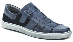 Koma 27 modré pánske nadmerné poltopánky - nadmerná veľkosť - Pánska obuv | poltopánky - Farba modrá.