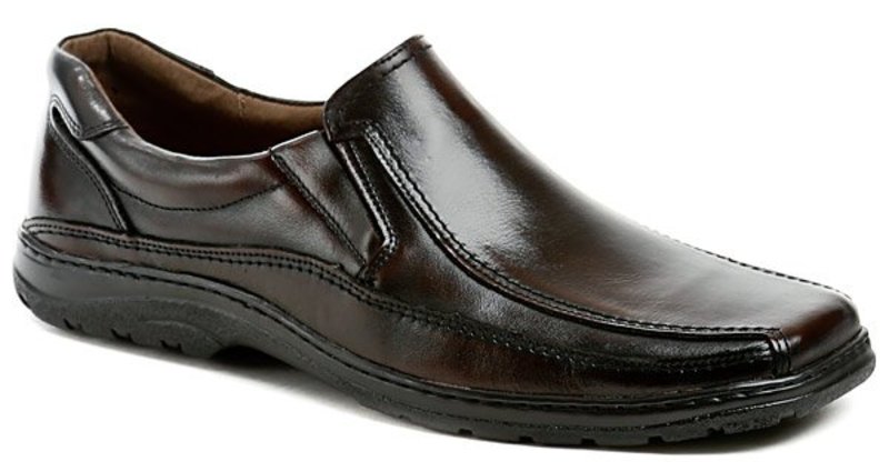 Koma 507 hnedé nadmerné pánske poltopánky - nadmerná veľkosť - Pánska obuv | poltopánky - Farba hnedá-tmavo.