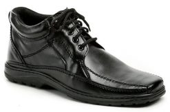 Koma 521 čierne pánske členkové topánky - nadmerná veľkosť - Pánska obuv | členková - Farba čierna.