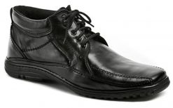 Koma 521 čierne pánske nadmerné členkové topánky - nadmerná veľkosť - Pánska obuv | členková - Farba čierna.