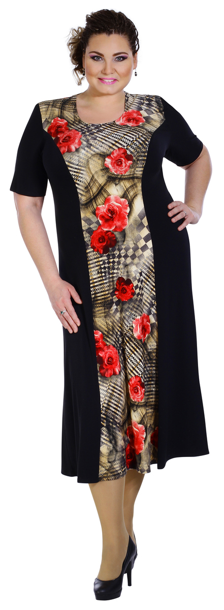 LENKA - šaty 110 cm - nadmerná veľkosť - Šaty | Princesový strih - číselné veľkosti 40.