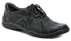 Mateos 181 čierne pánske nadmerné poltopánky - nadmerná veľkosť - Pánska obuv | poltopánky - Farba čierna.