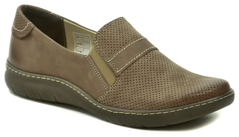 Mintaka 811195 hnedá dámske poltopánky - nadmerná veľkosť - Dámska obuv | poltopánky - Farba hnedá.