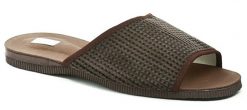 Pegres 3009 hnedé pánske papuče - nadmerná veľkosť - Pánska obuv | nazouváky - Farba hnedá.