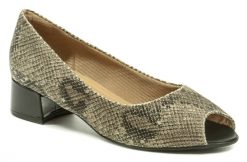 Piccadilly 114001 béžové dámske lodičky - nadmerná veľkosť - Dámska obuv | lodičky - Farba sivá / hnedá.