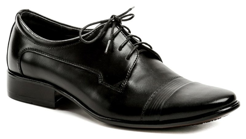 Robi RE184L čierne pánske poltopánky - nadmerná veľkosť - Pánska obuv | poltopánky - Farba čierna.
