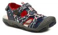 Rock Spring Grenada navy red detské sandále - nadmerná veľkosť - Detská obuv | sandále - Farba navy.