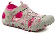 Rock Spring Ordosino šedo ružové detské sandále - nadmerná veľkosť - Detská obuv | sandále - Farba sivá / ružová.