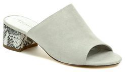 Tamaris 1-27204-28 šedé dámske nazouváky - nadmerná veľkosť - Dámska obuv | nazouváky - Farba sivá.