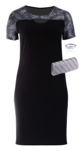 TRENDY šaty krátky rukáv 110 - 115 cm - nadmerná veľkosť - Šaty | Puzdrový strih - číselné veľkosti 38.