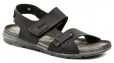 Arizona 0038-18 čierne pánske sandále - nadmerná veľkosť - Pánska obuv | Sandále - Farba čierna.