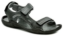 Koma 66 čierne pánske nadmerné sandále - nadmerná veľkosť - Pánska obuv | Sandále - Farba čierna-mramorovaná.