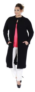 Zdislava - kabát 115 - 120 cm - nadmerná veľkosť - Kabátiky