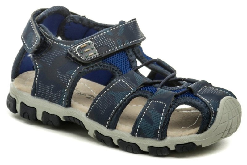 Happy Bee B140070 modré detské sandále - nadmerná veľkosť - Detská obuv | sandále - Farba modrá.
