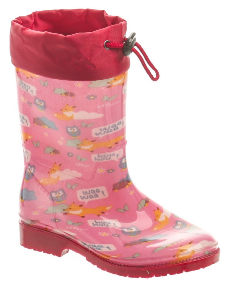 Slobby 166-0002-T1 ružové detské čižmy - nadmerná veľkosť - Detská obuv | gumáky - obuv 29.