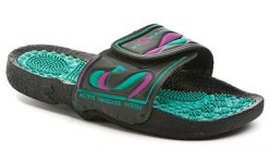 ARNO 972221 Klokan pánske masážny plážovky - nadmerná veľkosť - Pánska obuv | nazouváky - Farba zelená / čierna.