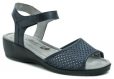 Axel AXL2365 modré dámske sandále na kline - nadmerná veľkosť - Dámska obuv | letná obuv - Farba modrá.