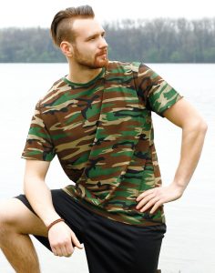 Camouflage - maskáčové tričko - nadmerná veľkosť - Pánske triká | Triká - S-XL S.