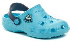 Coqui Little Frog blue detské nazouváky crocsy - nadmerná veľkosť - Detská obuv | nazouváky - Farba modrá.
