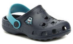 Coqui Little Frog navy detské nazouváky crocsy - nadmerná veľkosť - Detská obuv | nazouváky - Farba modrá.