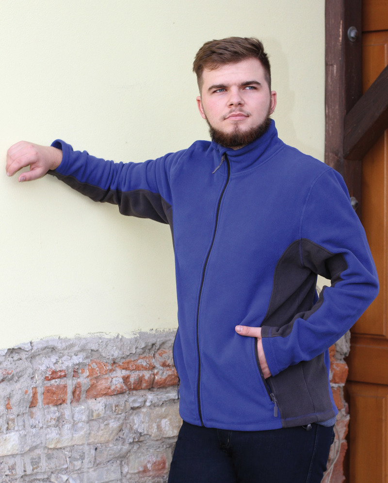FROSTY - pánska fleecová bunda - nadmerná veľkosť - Pánske svetre