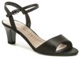 Jane Klain 282250 čierne dámske sandále - nadmerná veľkosť - Dámska obuv | letná obuv - Farba čierna.