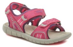 Peddy P2-512-35-03 ružové detské sandálky - nadmerná veľkosť - Detská obuv | vychádzková - Farba ružová.