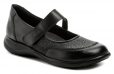 Axel AXCW062 čierne dámske poltopánky topánky šírka H - nadmerná veľkosť - Dámska obuv | poltopánky - Farba čierna.