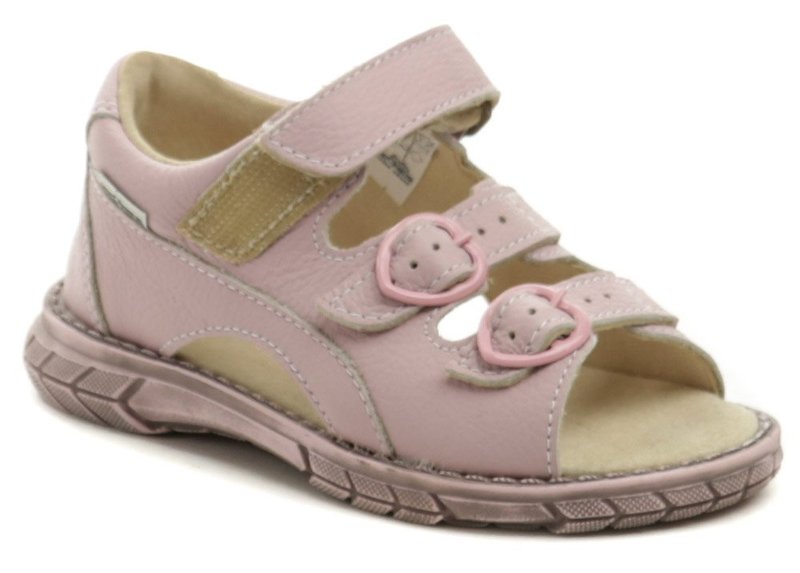 Pegres 1200 ružové detské sandálky - nadmerná veľkosť - Detská obuv | sandále - Farba ružová.