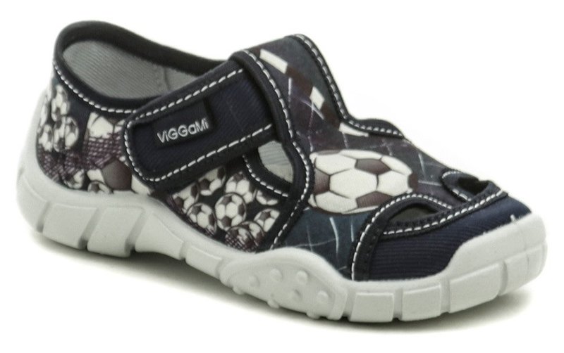 Vi-GGa-Mi detské modré tenisky ADAS Futbal - nadmerná veľkosť - Detská obuv | vychádzková - Farba modrá.